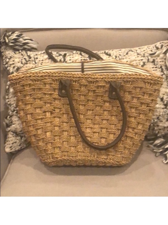 J. Crew Handbags - J. Crew straw bag